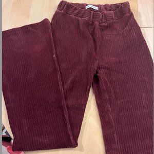 Velvet Cord. Flare Pants from Urban Outfitters
